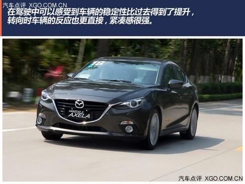 运动视觉系 试驾全新马自达3昂克赛拉