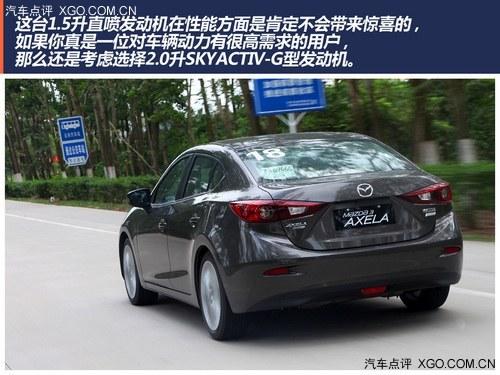运动视觉系 试驾全新马自达3昂克赛拉