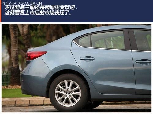 运动视觉系 试驾全新马自达3昂克赛拉