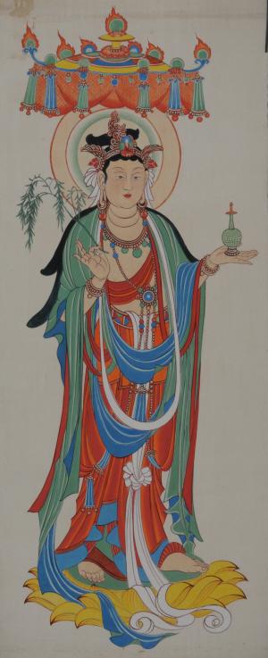 张大千住敦煌3年临摹336幅壁画 花5000两黄金(图)-中新网