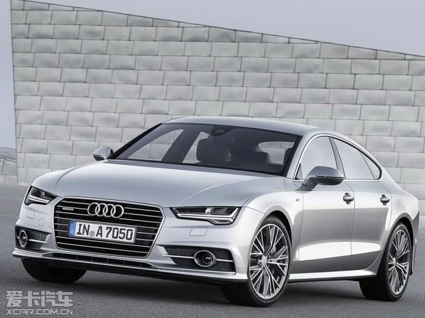 奥迪新A7 S7车型官图 采用LED矩阵大灯