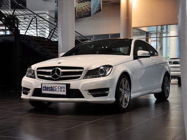 奔驰(进口) c180 1.8l 自动 车辆左前45度视角