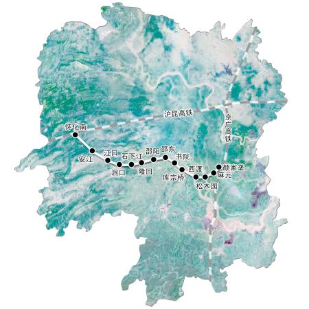 湖南省怀邵衡铁路开工建设线路设计时速200公里
