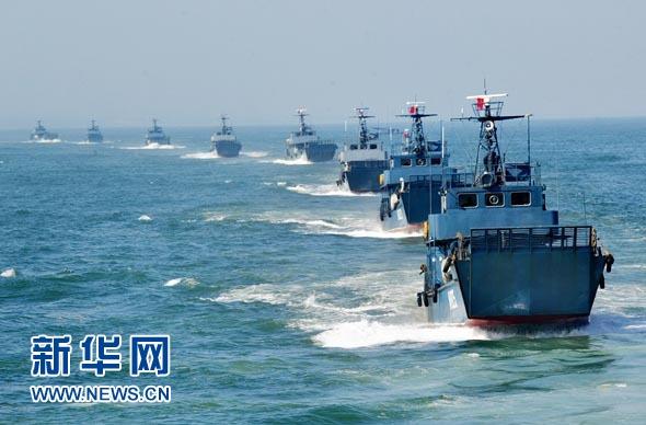 南京军区某船艇大队锻造打胜仗能力:一切为登陆