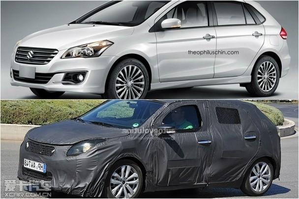 铃木ALIVIO两厢效果图曝光 2016年上市 铃木ALIVIO两厢效果图曝光 2016年上市