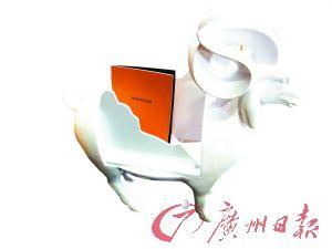 山羊造型创意书架。