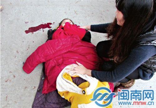南京630车祸孕妇清晰照图片
