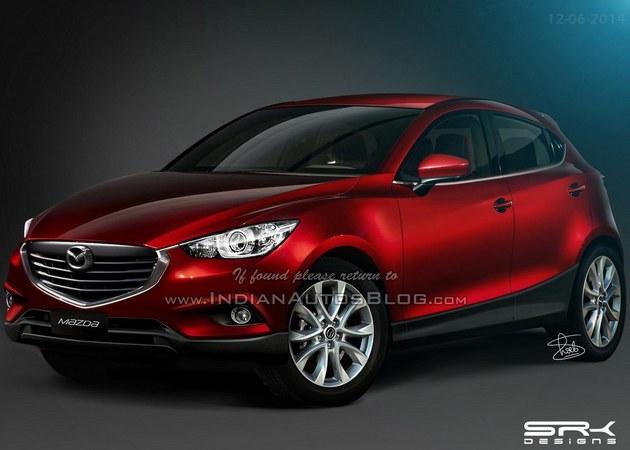 马自达全新小型SUV效果图 或命名为CX-3