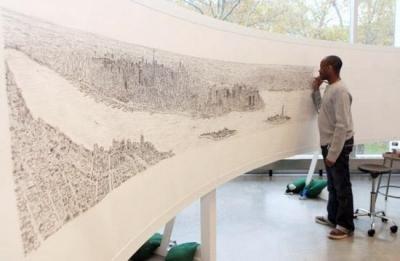 11岁自闭症男孩手绘世界地图 凭记忆精确画出(图)