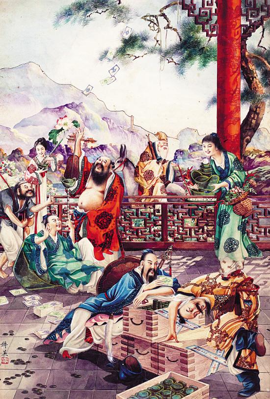 民国印刷版广告画难引关注 手稿更受追捧(图)