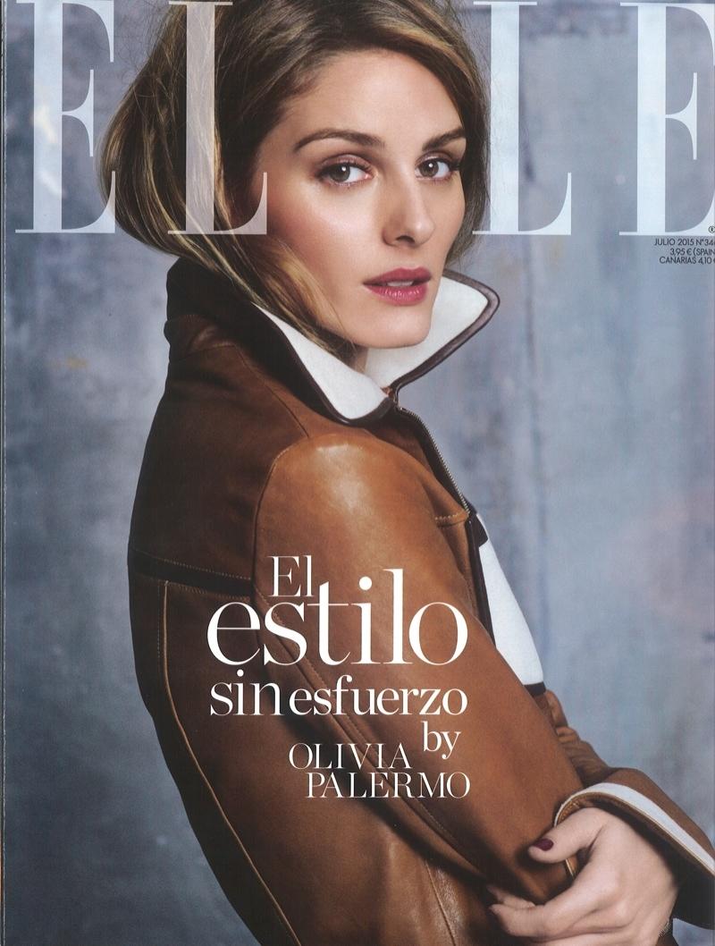 名媛奥利维亚·巴勒莫登西班牙版《elle》7月刊