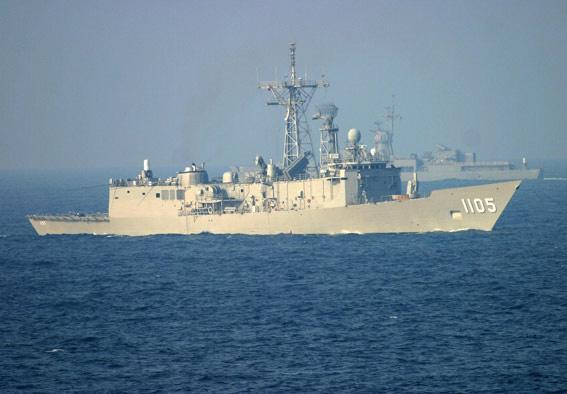 资料图:台湾海军"继光"号护卫舰.
