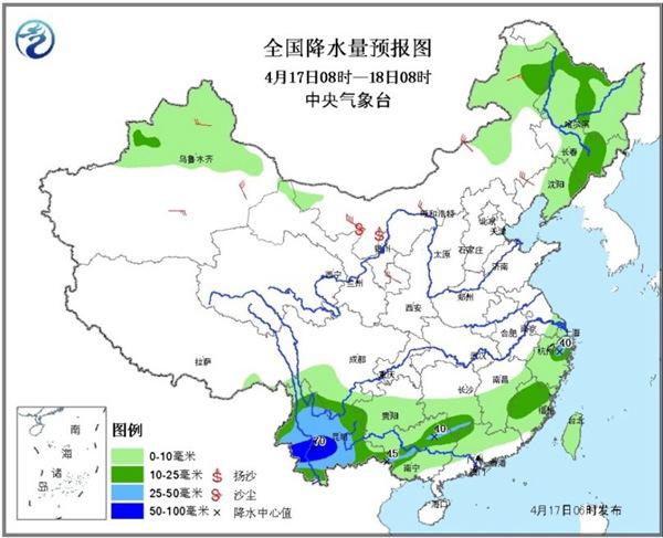 冷空气来袭全国“退烧” 西北等有沙尘