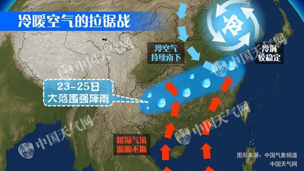 长江中下游将遇今年来最大范围强降雨 7省有暴雨