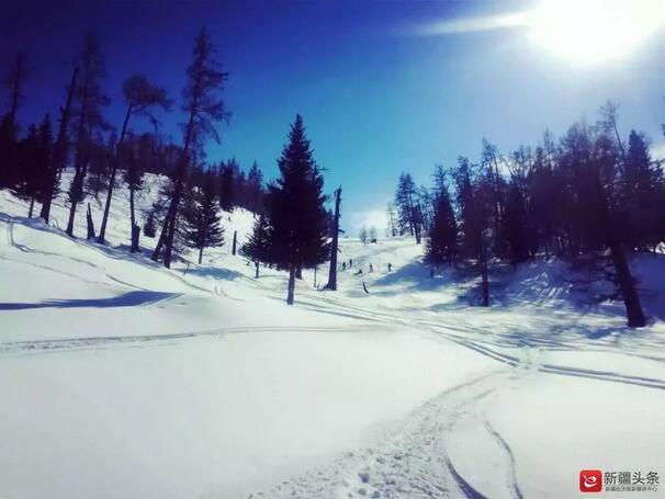 阿尔泰山滑雪公园.