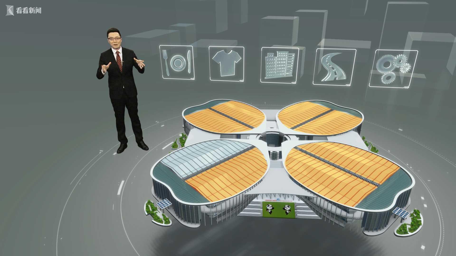 立体酷炫最全进博会展区图来袭请接收