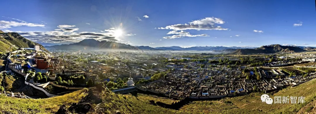 日喀则市全景图图片