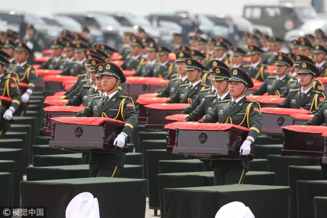 历经千难万难,回到祖国怀抱5批589位在韩志愿军烈士遗骸2014年以来