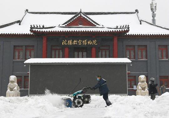 沈阳市发生1905年至今冬天最強下雪