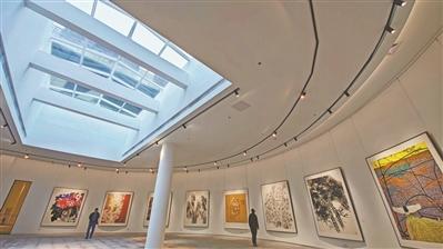 广州市画院艺术馆峻工开放 全国各地名人与青年人新星双展同场