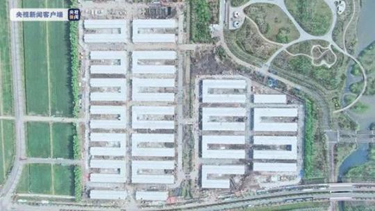 上海花博会停车场临时隔离点分批交付 可提供超6000套隔离标间