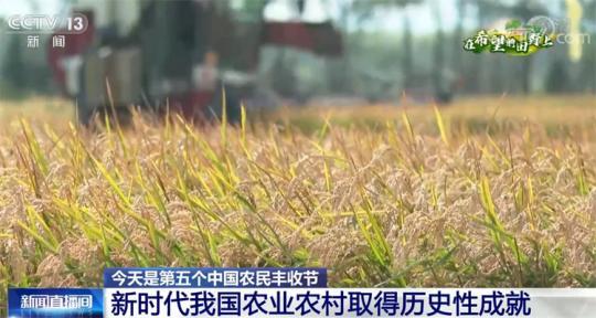 新时代我国农业农村取得历史性成就 农民生产生活水平上了一个大台阶