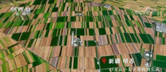 中國農民豐收節 | 衛星“瞰”豐收