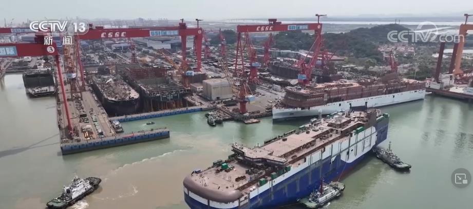向海图强 中国造船业连续13年世界第一