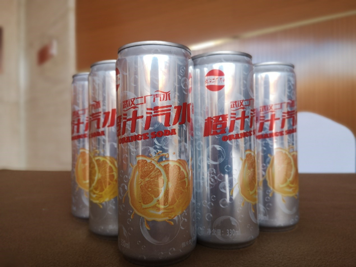 武汉二厂汽水又推易拉罐新品 每罐只卖1.99元