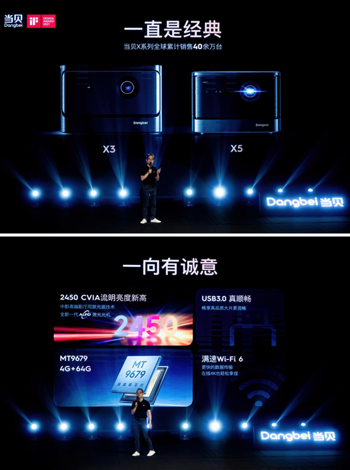 让“投影像手机一样操作” 当贝D6X系列开启家用投影3.0时代