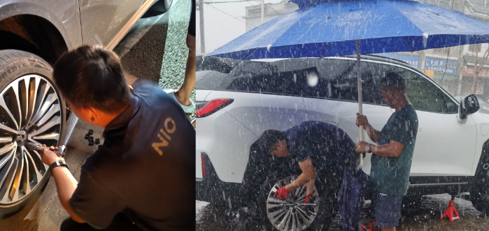 超强台风“摩羯”致车主受困，危急时刻他闯进台风眼营救