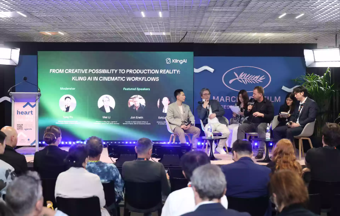 可灵AI携中美韩三国导演亮相戛纳，打造AI影视工业化全球范式