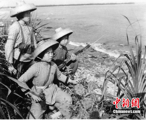 早期的北海地角女子民兵.