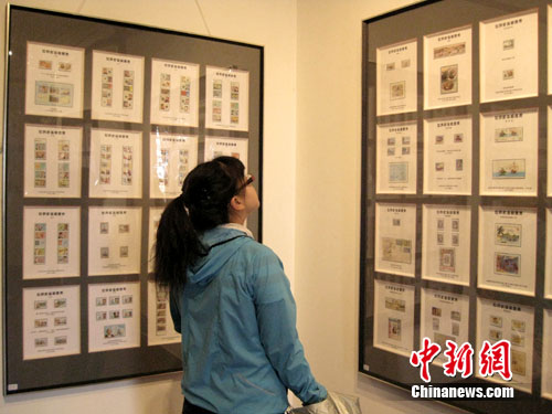 昆明航海类邮集展最贵一张邮票价超2.7万美元——中新网