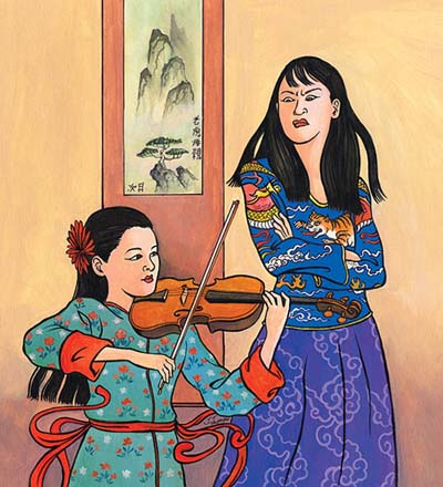 虹影不选择做"虎妈" 称"棍棒"会留心理创伤