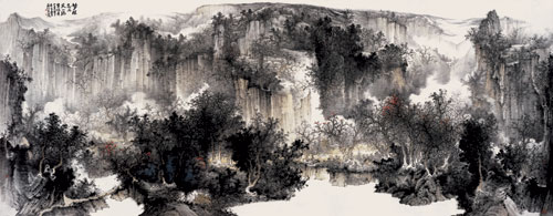 �ܷ꿡ɽˮ��������Ʒչ�ڱ�����Ļ����ͼ����8��