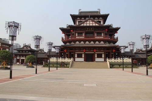 重庆合川重建会江楼 解放初期因年久失修被拆除