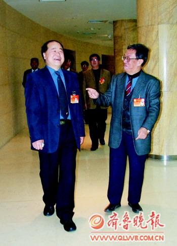 外人眼中王蒙与莫言的交往:莫逆之交惺惺相惜