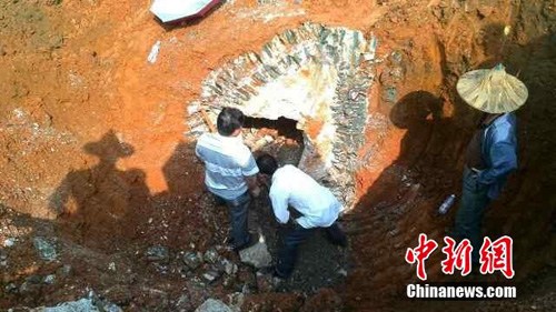 广西柳州发现明代大臣墓葬群已探明有古墓3座