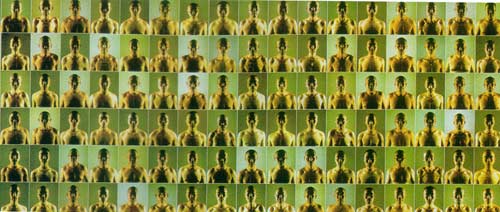 108个男人裸身排开 "气血图象"的观念摄影(图)