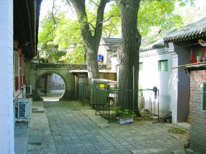 白米斜街11号,张之洞故居院内.  赵 婷摄