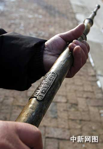 吉林一满族小镇发现清代灭火枪(图)