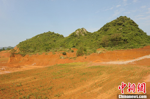 广西平果铝大力推进矿山复垦受村民欢迎