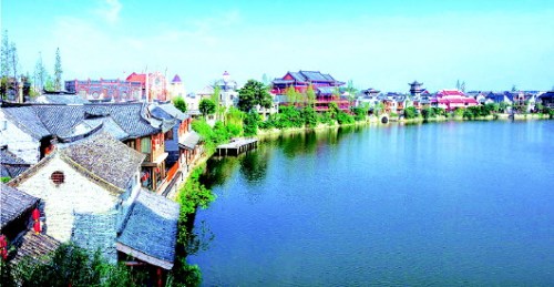 山东台儿庄古城重建全面竣工(图)(3)