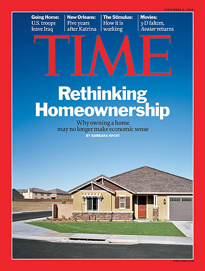 2010年9月6日出版的美国《时代》杂志封面 图片来源:国际在线
