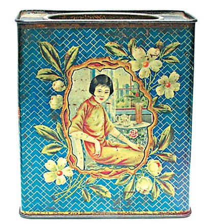茶叶包装铁盒(20世纪30--50年代)