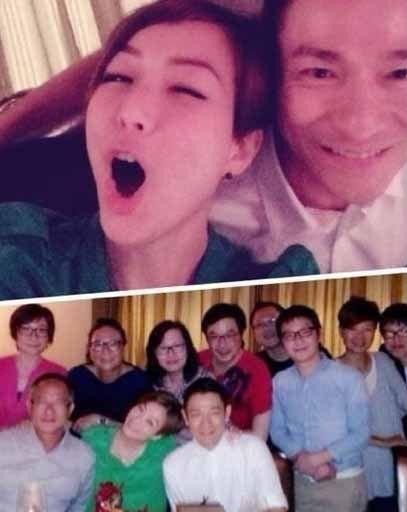 郑秀文自曝41岁生日照男友不在紧拥刘德华(图)