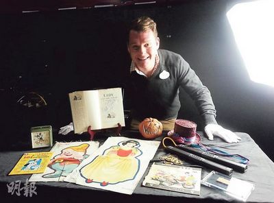 迪斯尼曾进军上海摊珍贵藏品首次在香港展出(图)