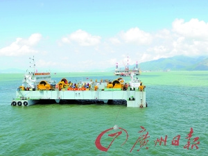 港珠澳大桥海底隧道挺进3公里(图)