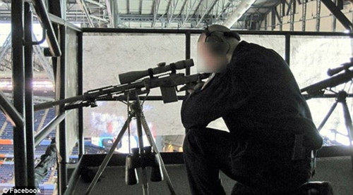 部署有狙击手的照片近日在网上流传,这些照片由提供枪支架的公司发布